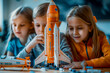 Next Generation Innovators: Smart Boys and Talented Girls Building a Cutting-Edge Multiplanetary Space Rocket in Primary STEM School