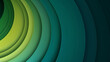 Sleek abstract wallpaper featuring circular gradient in shades of green  blue modern design