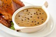 Allspice Gravy for Thanksgiving Turkey with Clementine Juice and Bay Leaves