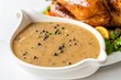 Easy Allspice Gravy with Bay Leaves and Clementine Juice