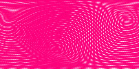 Dot pink pattern gradient texture background. Abstract illustration pop art halftone and retro style. creative design valentine concept