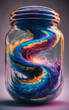 Gorgeous galaxy in a jar