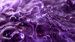 Intense Purple Abstraction of Lavender Oil on Water