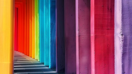 Wall Mural - Rainbow's COLOR
