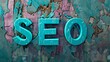 Turquoise Crystal SEO concept art poster.