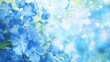 © PSCL RDL - spring blue flower background close illustration bloom floral, petal natural, colorful beauty spring blue flower background close