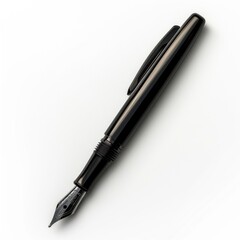 Isolated pen on a white backdrop. Perfect for presentations.