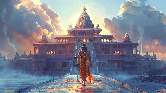 Shree Ram enter in new ayodhya mandir