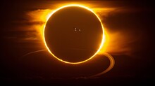 Solar Eclipse With International Space Station Transit