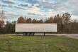 Cargo Truck Trailer Left Behind