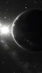 Wall Mural - Dark Planet Galaxy