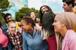 © Vane Nunes - Multiethnic diverse group of people having fun outdoor. Diversity lifestyle concept