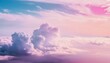 ai generative of clouds and sun rays with pastel solor