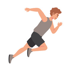 Wall Mural - runner man professional