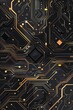 The electronic circuit board background, Generative Ai