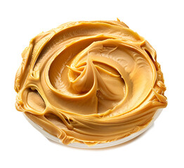 Wall Mural - Peanut butter spread isolated on transparent background png
