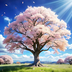 anime tree illustration