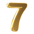 © Chetra168 - 3d golden number 7