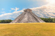 The pyramid of Kukulcan in the Mexican city of Chichen Itza - Yucatan, Mexico