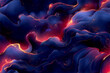 A blue and red swirl of space with a lot of stars