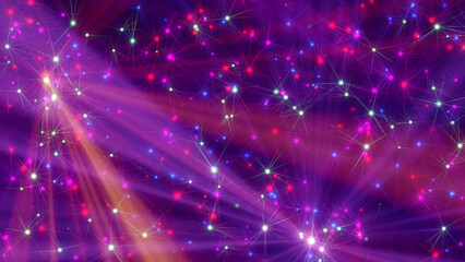 Wall Mural - laser ray light neon rays