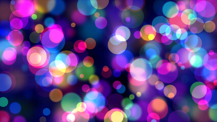 Wall Mural - Spots Bokeh Color Abstract Background