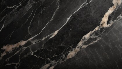 Aufkleber - black marble texture close-up