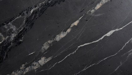 Aufkleber - black marble texture close-up