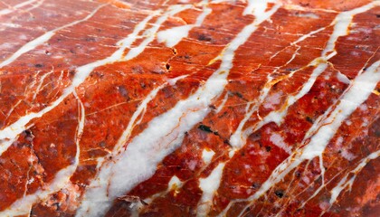Aufkleber - red marble texture close-up