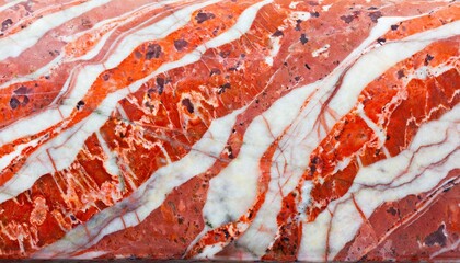Aufkleber - red marble texture close-up