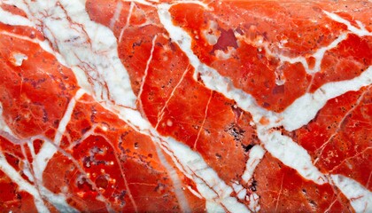 Aufkleber - red marble texture close-up