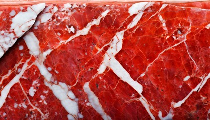 Aufkleber - red marble texture close-up