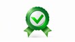 Checkmark with a Ribbon Icon: A green checkmark tied with a ribbon, representing success or accomplishment. Generative AI