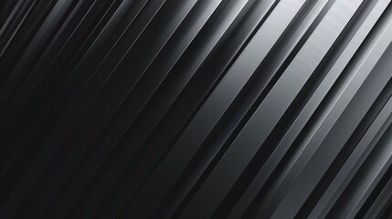 Wall Mural - Dark black background with diagonal geometric lines.