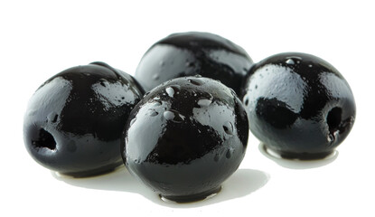 black Olives isolated on a transparent background