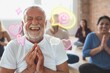 © Rawpixel.com - Smiling old man in yoga class