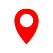 © 1912ftr - Location mark icon, flat design map position pin