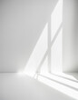 © RD02_AG - 白い壁　自然光　影　日差し　背景画像  Generative AI