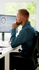 Fototapete - KPI Business Data Dashboard Analytics