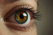 © Bertolt.brecht - a woman's eye with a blue eye that has a yellow eye Visual Wellness A Close-Up Look at a Healthy
