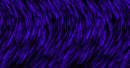 Wall Mural - curve wavy particle lines moving and flowing in one direction. abstract blue color particles line mo