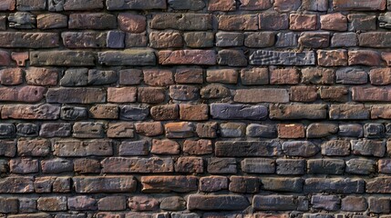 Poster - Texture of a broad aged brick wall Ideal for home or office interior design