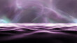 Artistic violet purple detailed waves background with smoke foggy effect. Illustration background.
