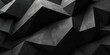 © Planetz - 3d black geometric pattern on a square background, black diamond pattern abstract wallpaper on dark background, Digital black textured graphics poster banner background
