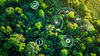 Environmental technology concept. Sustainable development goals. SDGs.