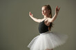 graceful ballerina girl