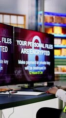 Poster - Warehouse Worker Confused With Malware Attack