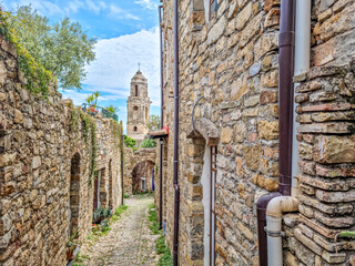 The ghost town of Bussana Vecchia, Italy