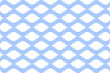 Abstract Seamless Geometric Light Blue and White Pattern.