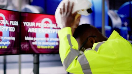 Poster - Power Plant Worker Confused With Malware Attack